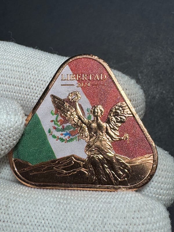 Colorized .999 Copper Libertad 1 ADVP Oz 2024  - Image 6
