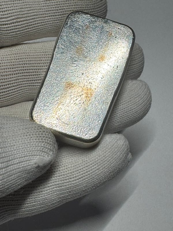 9Fine Mint 5 ounce .999 silver poured bar - Image 4