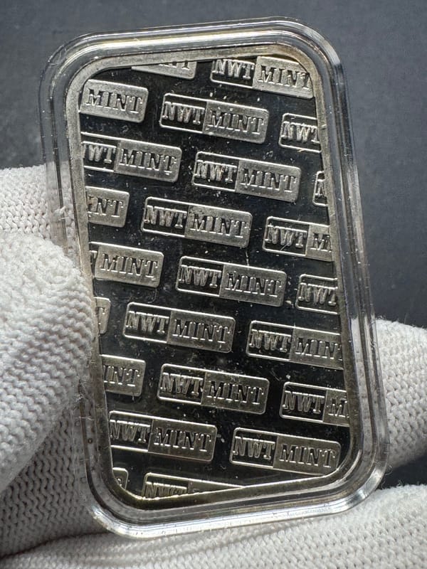 Vintage Northwest Territorial Mint 1 ozt bar .999 - Image 2