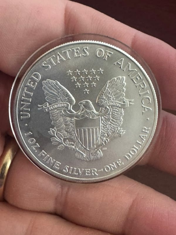 George W Bush colorized 2000 American Eagle 1 oz - Image 6