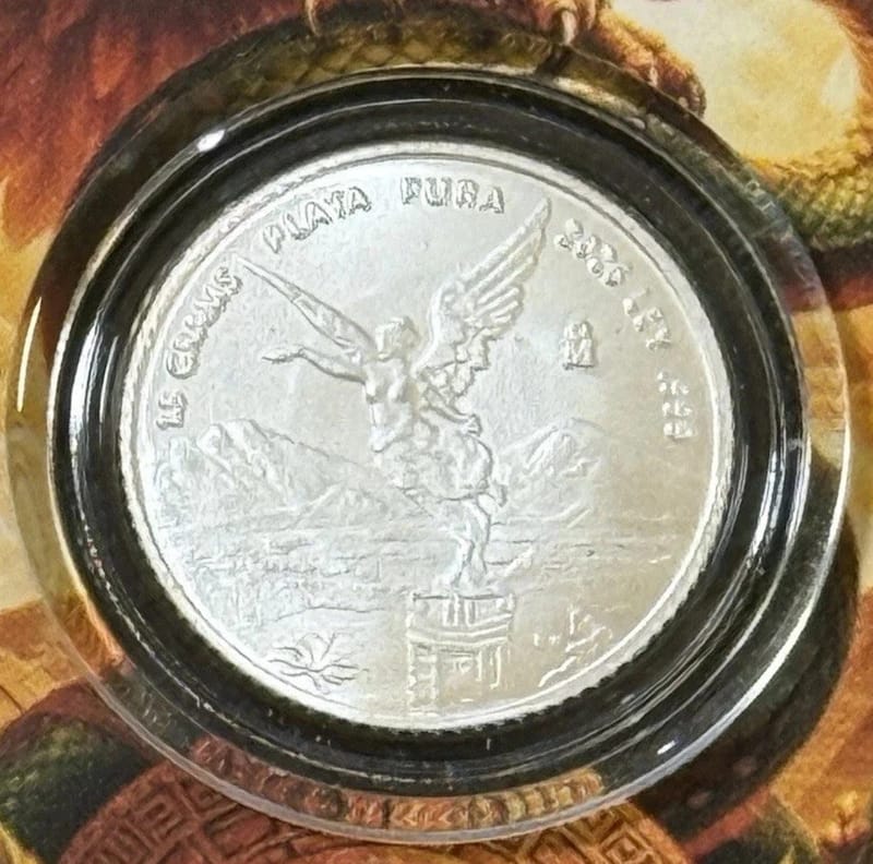 2026 Libertad Tribute Round 1.5 Gram .999 Silver BU COA Mintage 3000 - Image 2