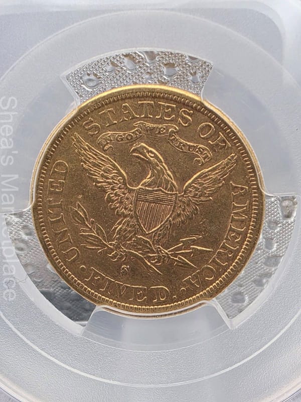 1881‑S $5 Liberty Head Gold Half Eagle PCGS XF45 – Certified US Coin - Image 4