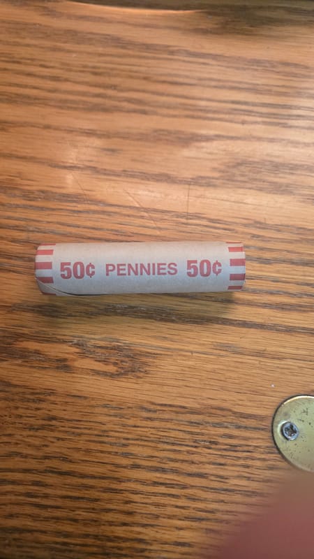 Roll of 50 U.S. Wheat Pennies - 50 Cents Face Valu - Image 3