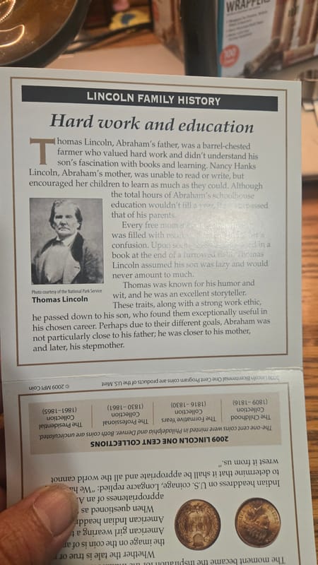 2009 Lincoln One Cent Series Vol. One - The Childh - Image 7