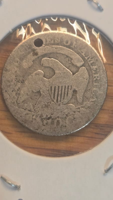 1827 Capped Bust Silver Dime - Image 2
