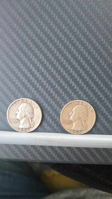 1956 U.S. Washington Quarter P and D - Image 1