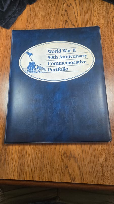 World War II 50th Anniversary Commemorative Portfo - Image 1
