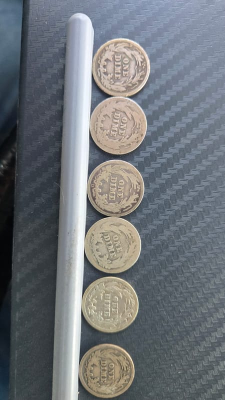 Lot of 6 U.S Barber Dimes - Image 4