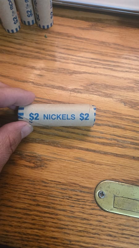 Roll of Buffalo Nickels $2 face - Image 3