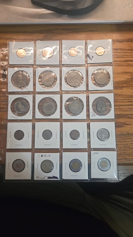 Collection of Vintage and Modern World Coins in Pr - Image 1