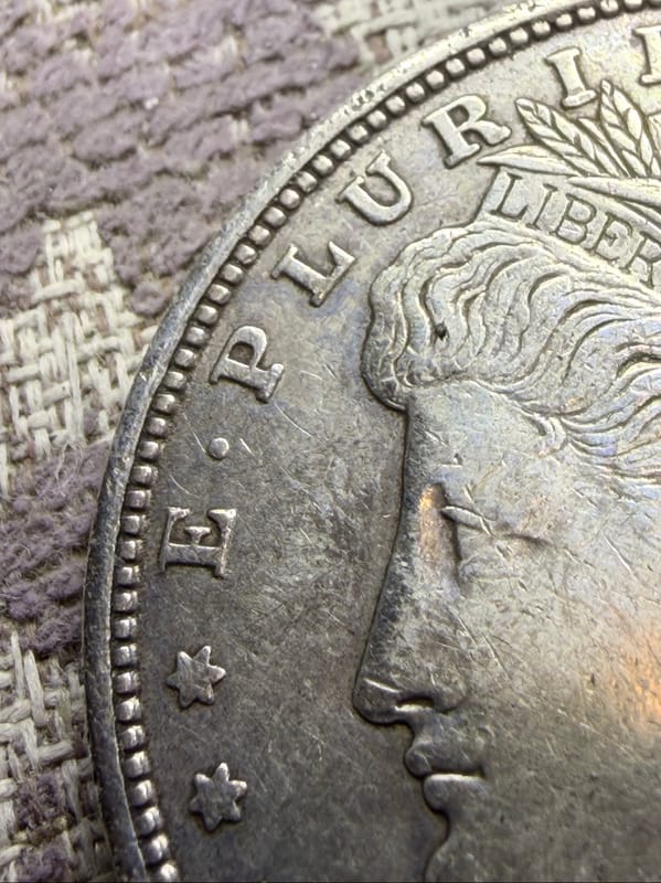 1921 S Morgan Silver Dollar 90% U.S coin - Image 5