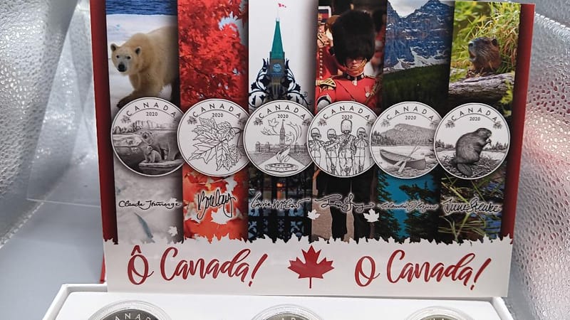 O Canada Series, 6 Coin Set $ Original & COA - Image 6