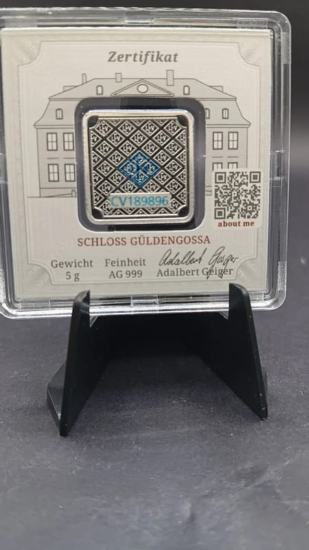 Geiger 5 Gram Premium Silver Bar Sealed In Assay - Image 2