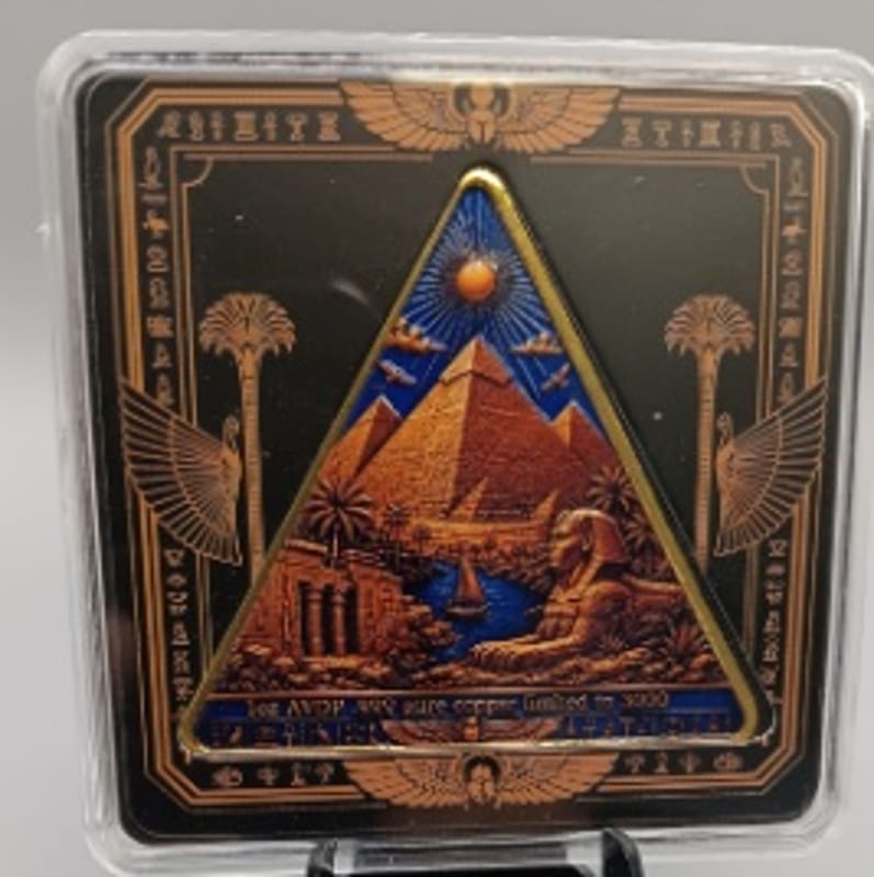 Pharaoh's Promise 1 oz Colorized Copper Bar .999  - Image 2