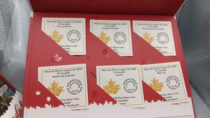 O Canada Series, 6 Coin Set $ Original & COA - Image 5