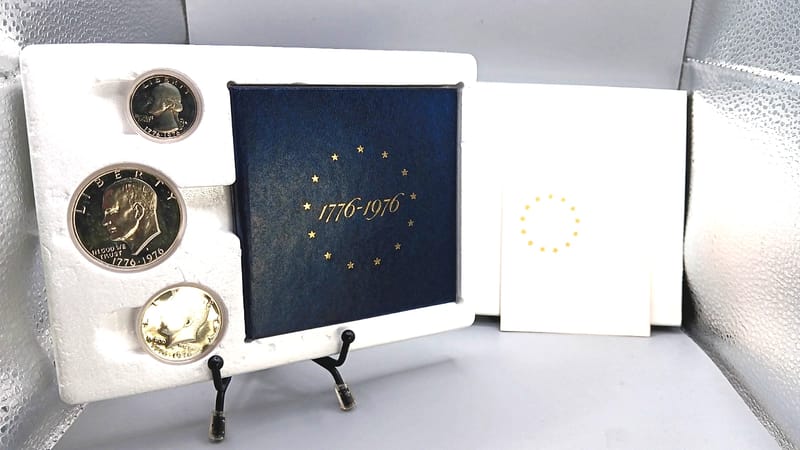 1976 & 2026 US Mint Silver Proof Set  Dual-Date OG - Image 3