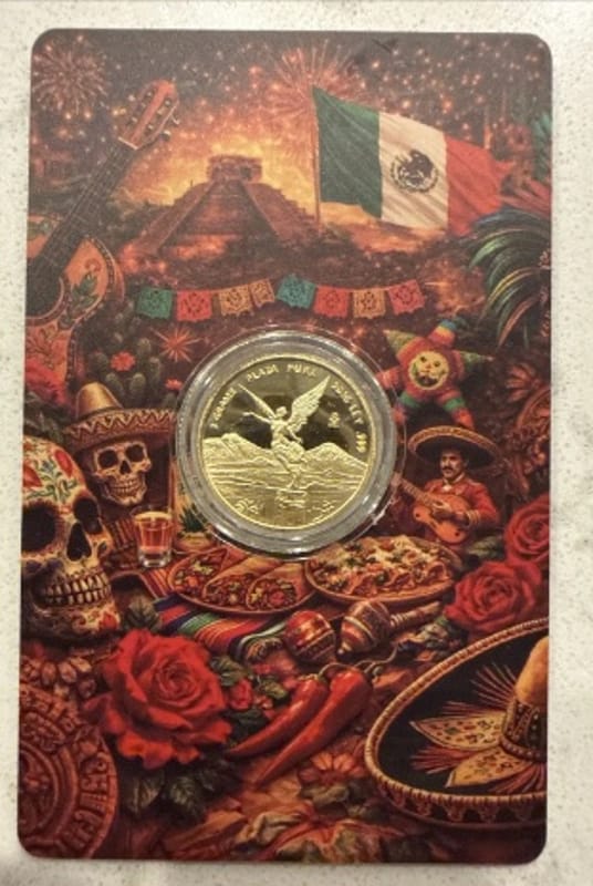 Libertad Tribute 3 Gram .999 Silver Gold Gilded - Image 2