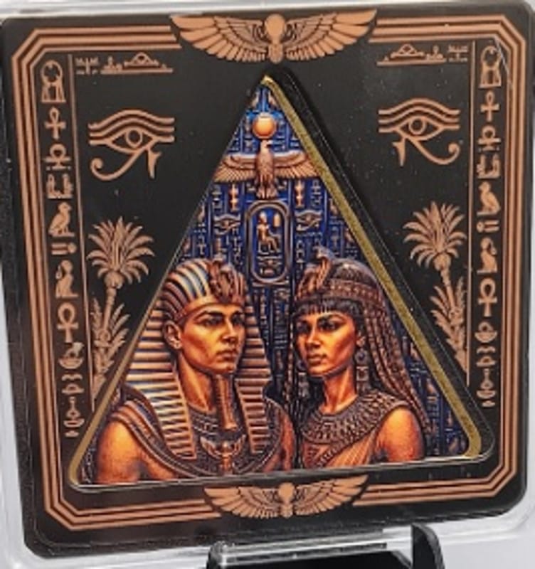 Pharaoh's Promise 1 oz Colorized Copper Bar .999  - Image 1