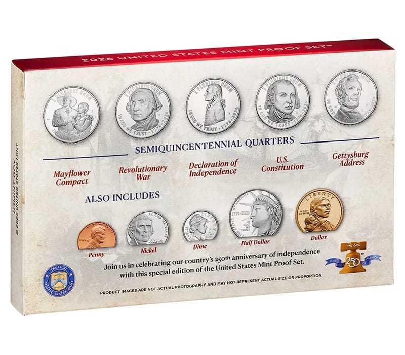 2026-S 1776-2026 US. Mint Proof Set  - Image 5
