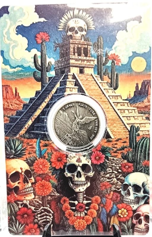 Libertad Tribute .999 Antiqued Silver3 Gram Round  - Image 5