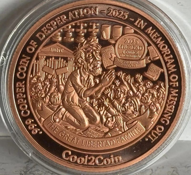 2025 Colorized Libertad 1 oz .999 Fine Copper - Image 2
