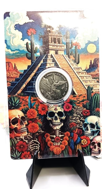 Libertad Tribute .999 Antiqued Silver3 Gram Round  - Image 1