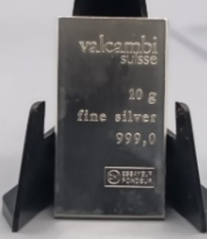 1x-Valcambi Suisse 10 Gram .999 Fine Silver Bar. - Image 3