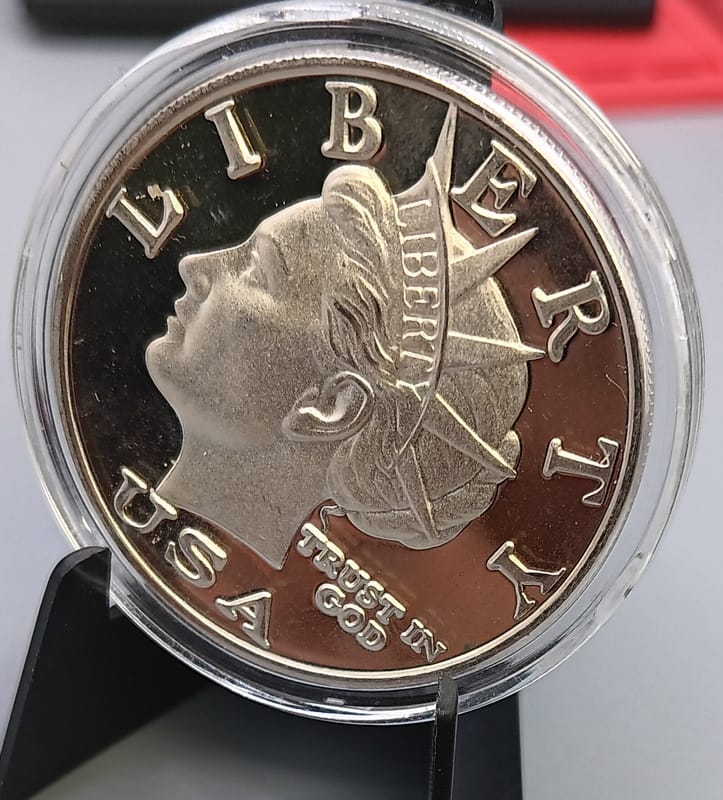 2003 NORFED $10 Liberty  1 oz .999 Fine Silver - Image 3