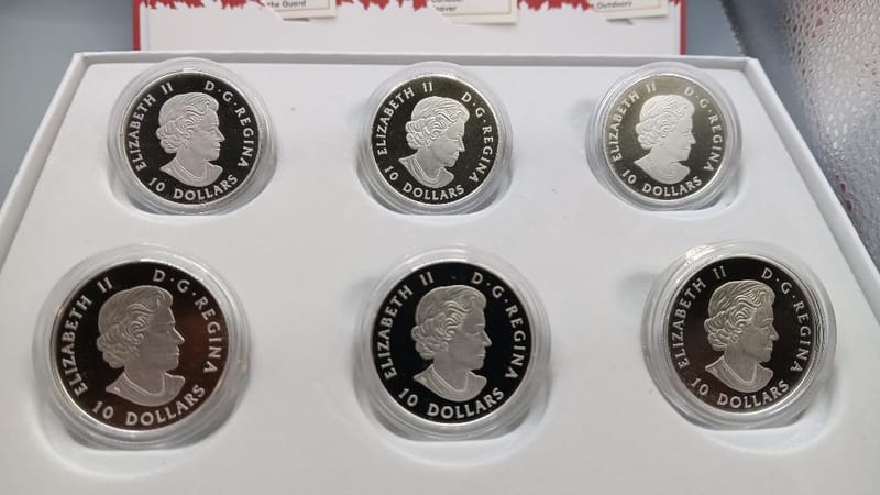 O Canada Series, 6 Coin Set $ Original & COA - Image 4
