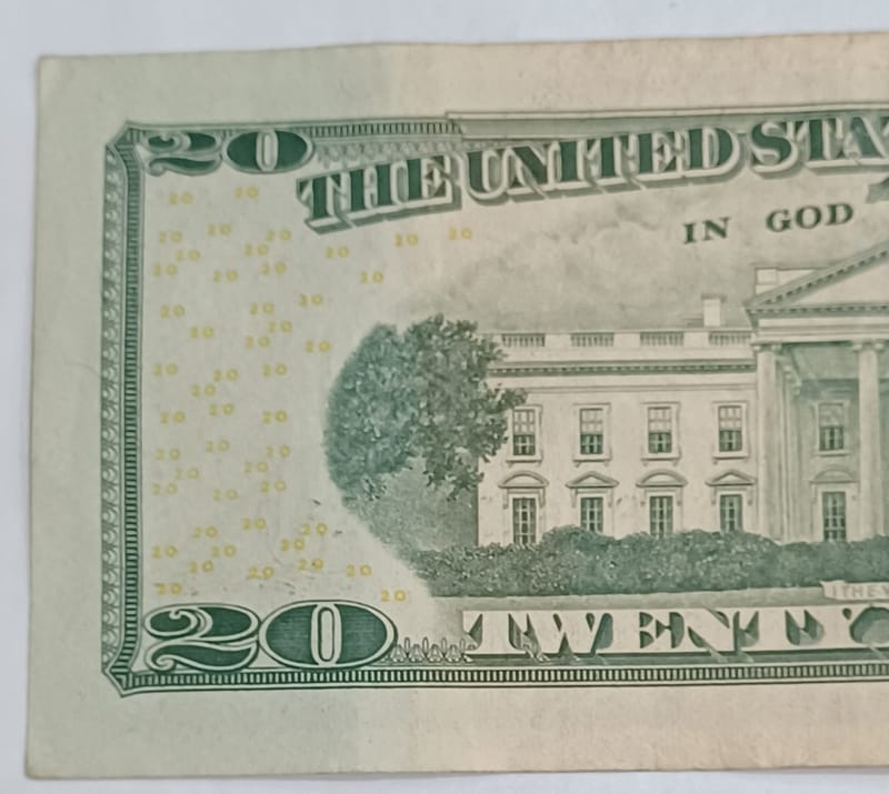 2017A US $20 Bill Currency PG61129111D Chicago - Image 6