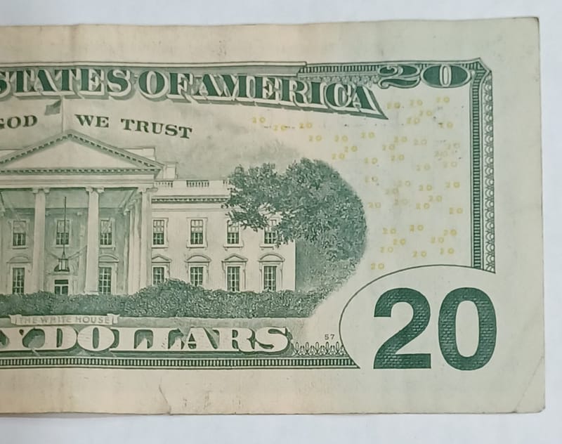 2017A US $20 Bill Currency PG61129111D Chicago - Image 7