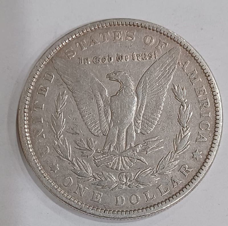 1885-P Morgan Dollar 90% Silver US Coin - Image 4