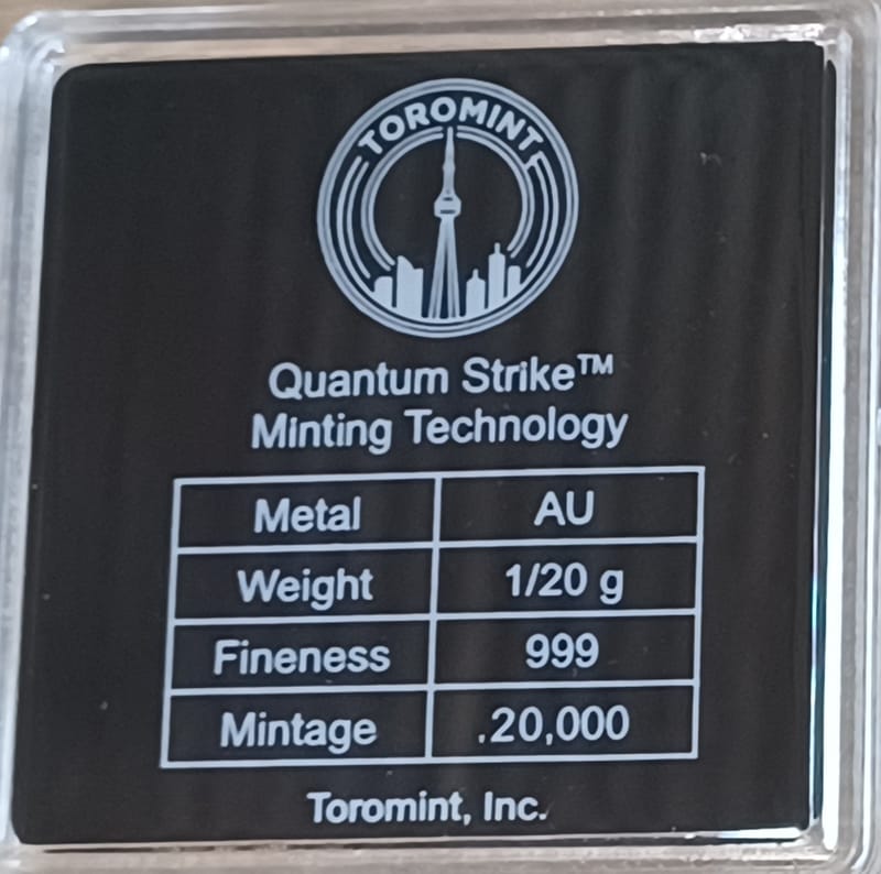 2026 B2 Stealth Bomber 1/20 Gram Gold .999 Shaped - Image 3