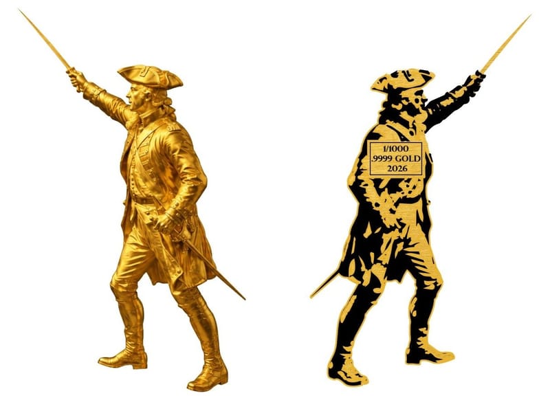 COMING! 2026 Boston Massacre 1/000 oz Gold .9999 - Image 1