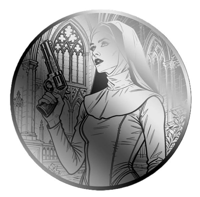 1/1000 oz Palladium Coin 2026 Sis Belladonna .999 - Image 3