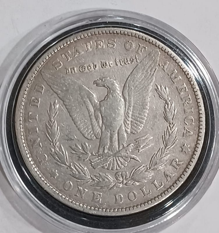 1885-P Morgan Dollar 90% Silver US Coin - Image 2