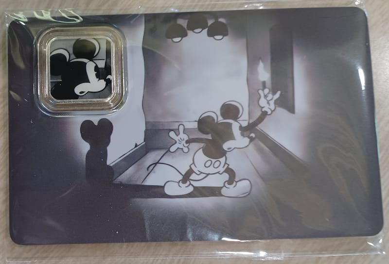 2026 Mickey Mouse Haunted House 1 Gram Silver Bar - Image 5