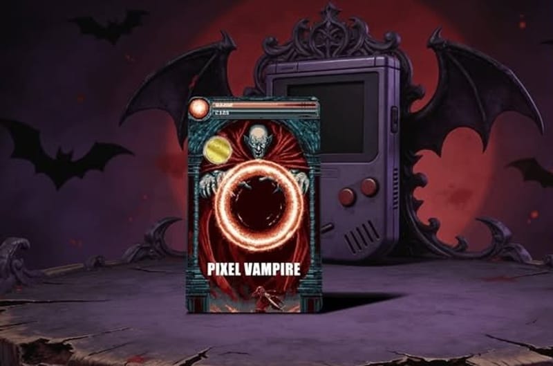 2026 Pixel Vampire 1/1000 oz Gold Coin .9999 - Image 1