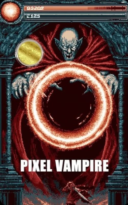2026 Pixel Vampire 1/1000 oz Gold Coin .9999 - Image 3
