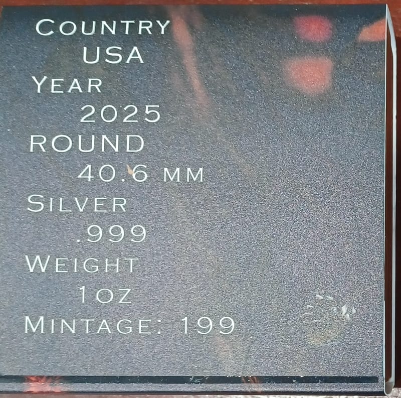 2025 American Eagle 1oz Silver Twilight Puma - Image 5