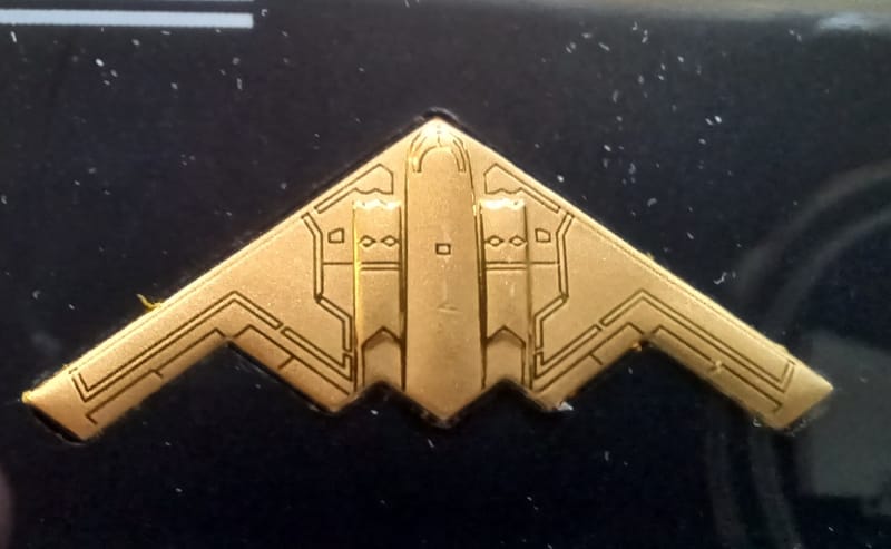 2026 B2 Stealth Bomber 1/20 Gram Gold .999 Shaped - Image 6