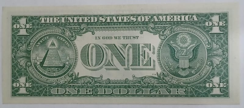 Series 1963A Washington US $1 One Dollar Bill AU - Image 2