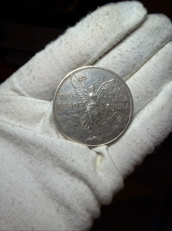 🇲🇽 1921 Mexico 2 Pesos Silver Coin 🪙 - Image 1