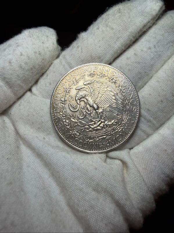 🇲🇽 1921 Mexico 2 Pesos Silver Coin 🪙 - Image 2