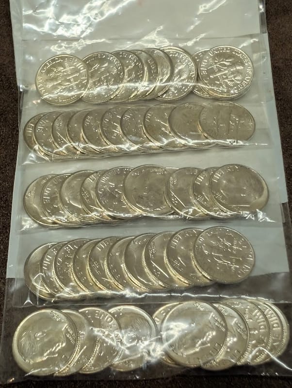 $1 Roosevelt Dimes 90% - Image 2