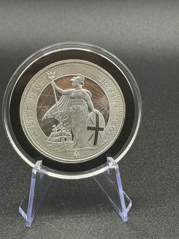 1 oz St Helena Standing Britannia 2021 + airtite - Image 1