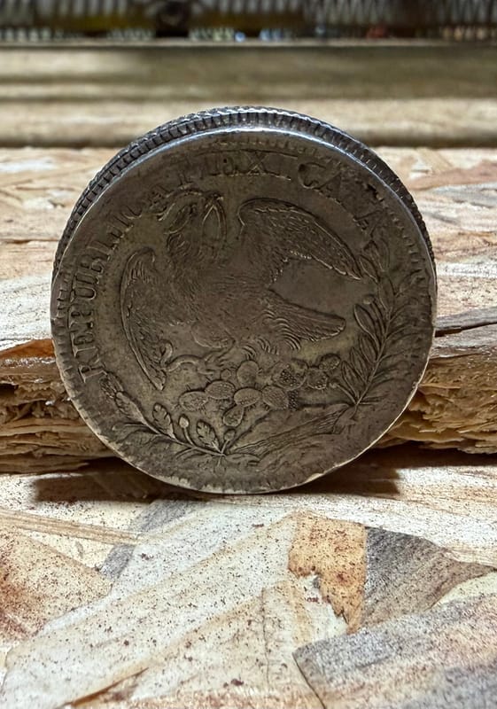 Mexico 1838-Zs OM 8 Reales- Overweight  - Image 6