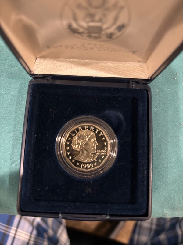 1999 proof Susan b anthony - Image 2