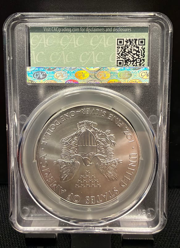 2013 Silver Eagle CAC MS69 Ron Drzewucki - Image 2