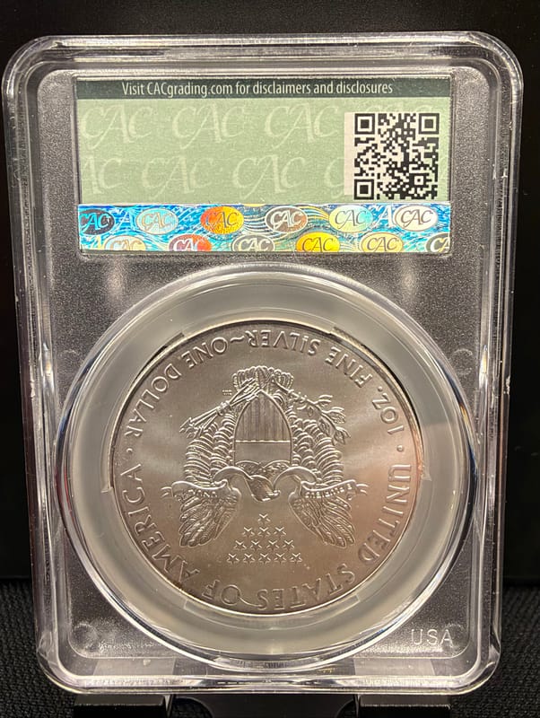 2016 Silver Eagle CAC MS69 - Image 2
